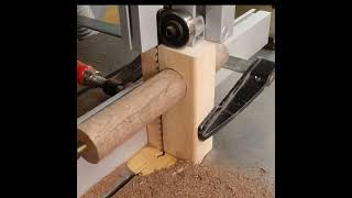 Making an ultra-simple wood handle (dowel) / woodworking tips and tricks