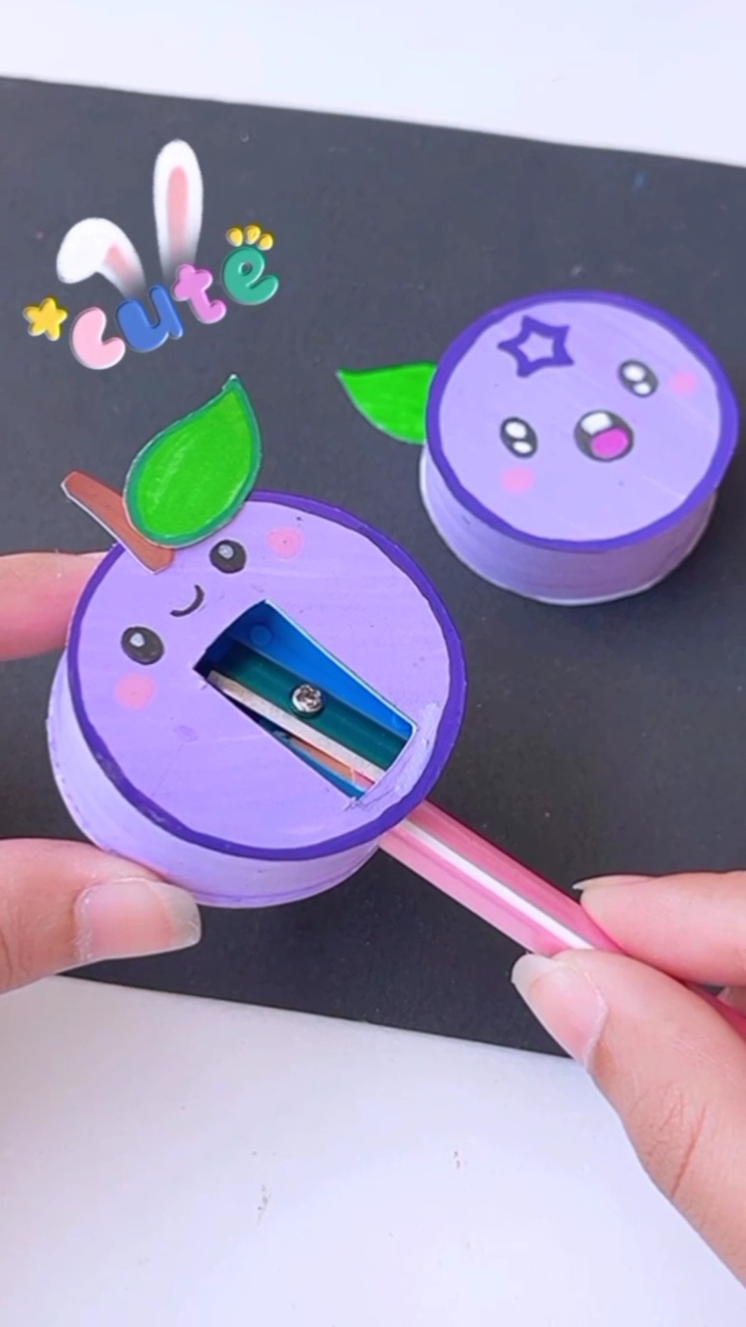 ?DIY berry pencil sharpener? #shorts #tonniartandcraft #love #diy #craft #art #diy