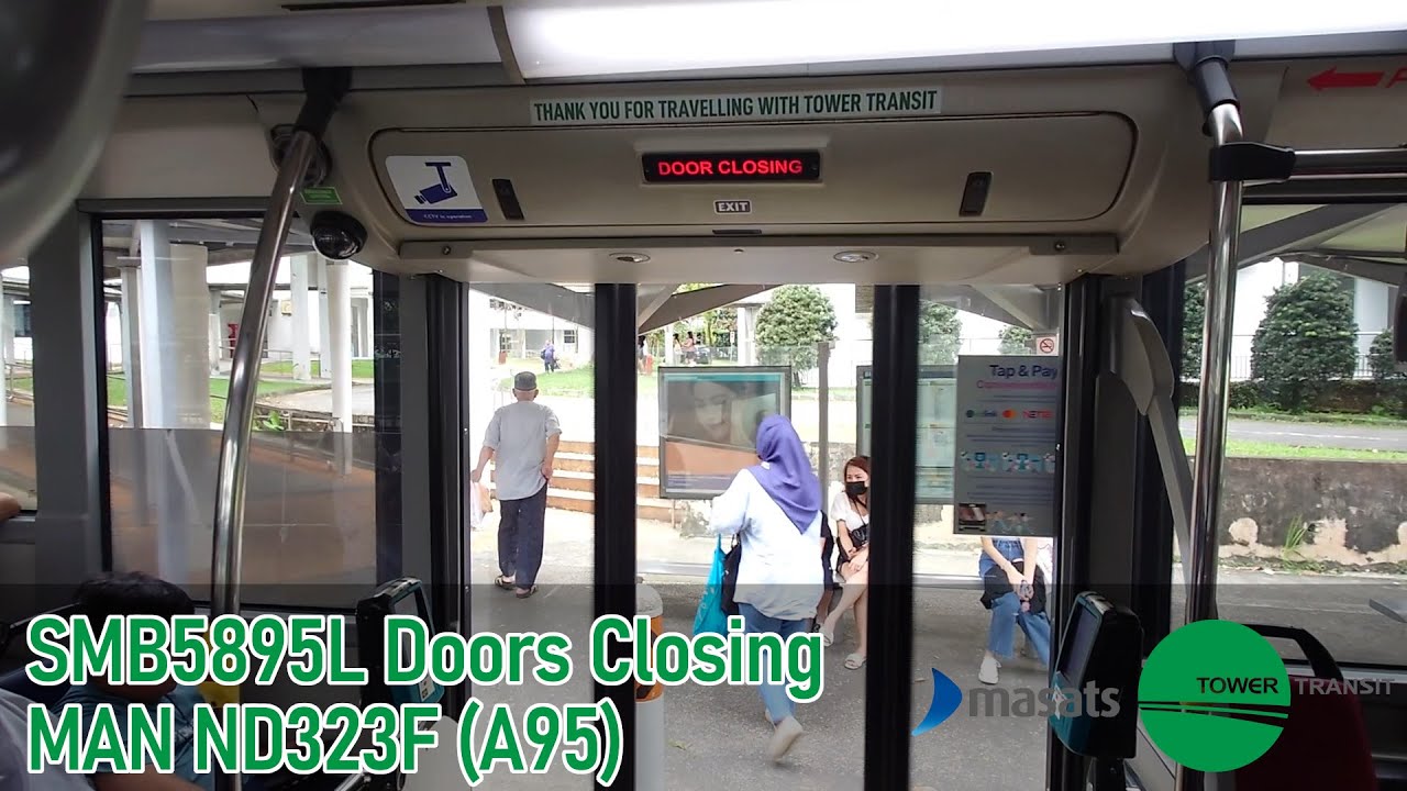 Masats | Tower Transit MAN ND323F (A95) [Gemilang - Batch 1, Euro V] - SMB5895L Doors Closing
