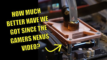 We made our own CPU Water Block, and tested it against the best!