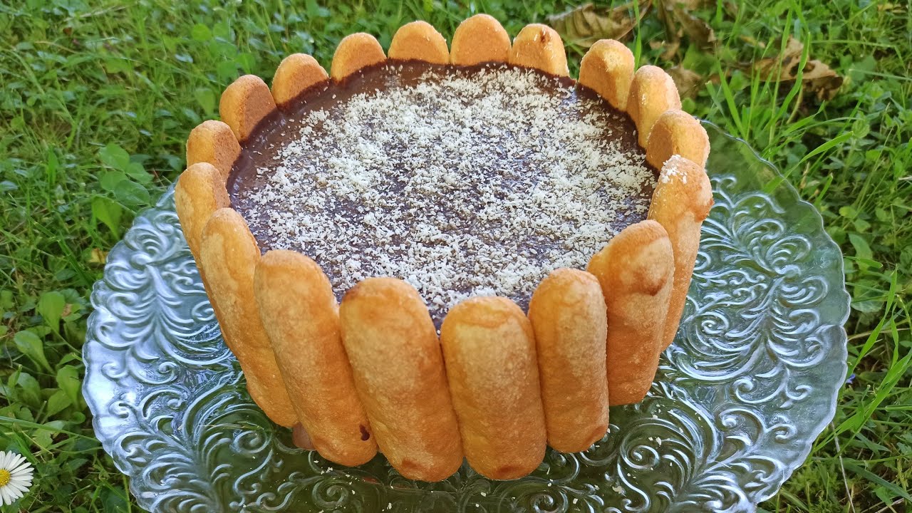 Recette de la charlotte chocolat noix de coco facile à réaliser