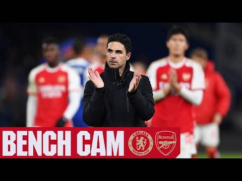 BENCH CAM | Chelsea vs Arsenal (2-2) | Rice and Trossard secure comeback point at Stamford Bridge