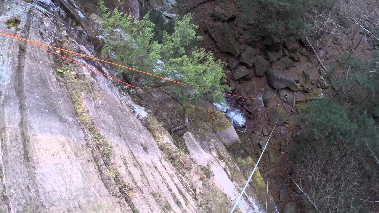 Hocking Hills Rappelling 2014 Troop 940 YouTube