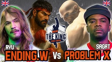 🔥 INSANE ▰ ENDING WALKER (Ryu) vs PROBLEM X (Sagat) ▰ Street Fighter 6 | High-Level Set 🔥