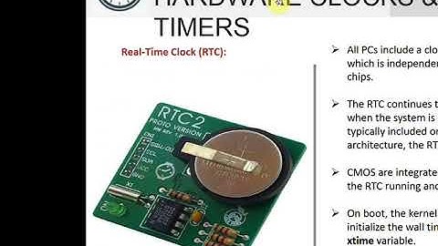 Linux embedded Unit2p1 Training kernel timer