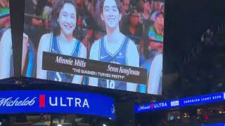 Summer I Turned Pretty's Sean Kaufman & Minnie Mills | NY Liberty Game