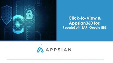 ERP User Activity Monitoring: How Appsian Captures Data Access Info | PeopleSoft, Oracle, & SAP