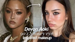 Famous Devon Aoki Inspired 90’s Smokey Eye Makeup Look Profile