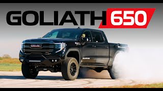 Supercharged GMC Sierra AT4 \/\/ Goliath 650 Upgrade by Hennessey