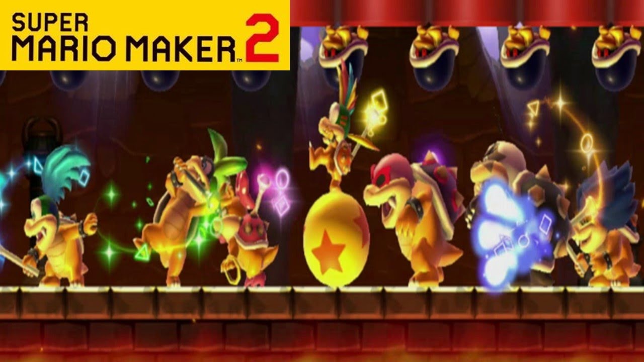 SUPER MARIO MAKER 2 - KOOPALINGS BOSS RUSH STAGES [Nintendo Switch]