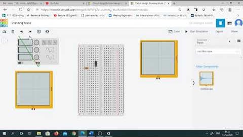 Tinker cad based Simulation of Half Wave Rectifier   | Tinker cad Simulation of Circuits