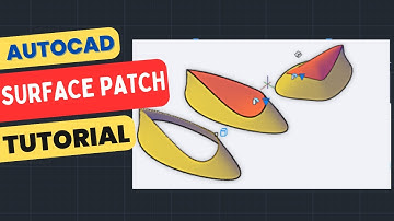 Patch command in AutoCAD Surface Modeling