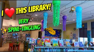 Library Tingles! 📚 Public ASMR 📗Perky Book & Spine Tapping + Scratching + Tracing  &  MORE!🤤✨Lofi✨