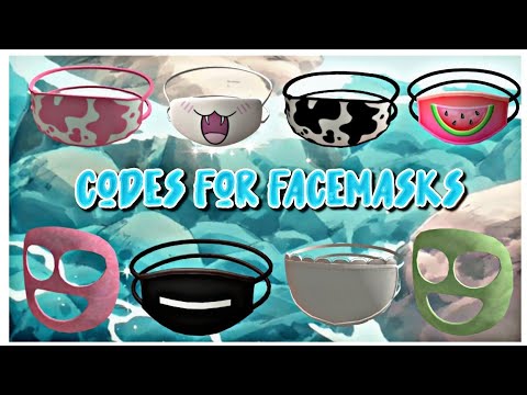 Roblox Aesthetic Face Mask Codes Youtube - white kawaii face mask roblox id