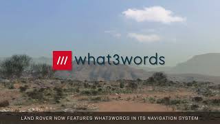 How To | Land Rover Navigation with what3words