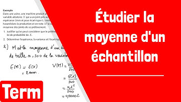 Comment étudier la moyenne d