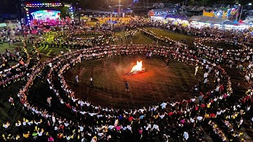 Màn trình diễn nghệ thuật xoè thái mừng tết độc lập 2/9 tại than uyên lai châu