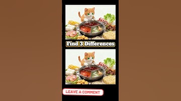 🍀Only 5% spot 3 differences in 15 seconds!"#findthedifference #spotthedifference#games #challenge