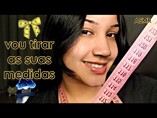 ASMR-Vou tirar todas as medidas do seu rostinho lindo e te deixar com soninho