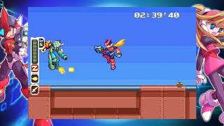 Mega Man Zero 1 Fourth Stage (Destroy Train) 100pt/No Damage
