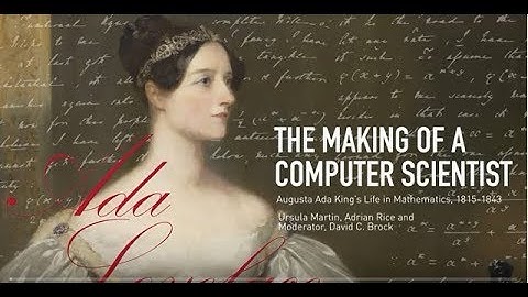 CHM Live | Ada Lovelace: The Making of a Computer Scientist