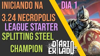 Começando A Liga 324 Necrópoles - Dia 1 No Path Of Exile Poe 324