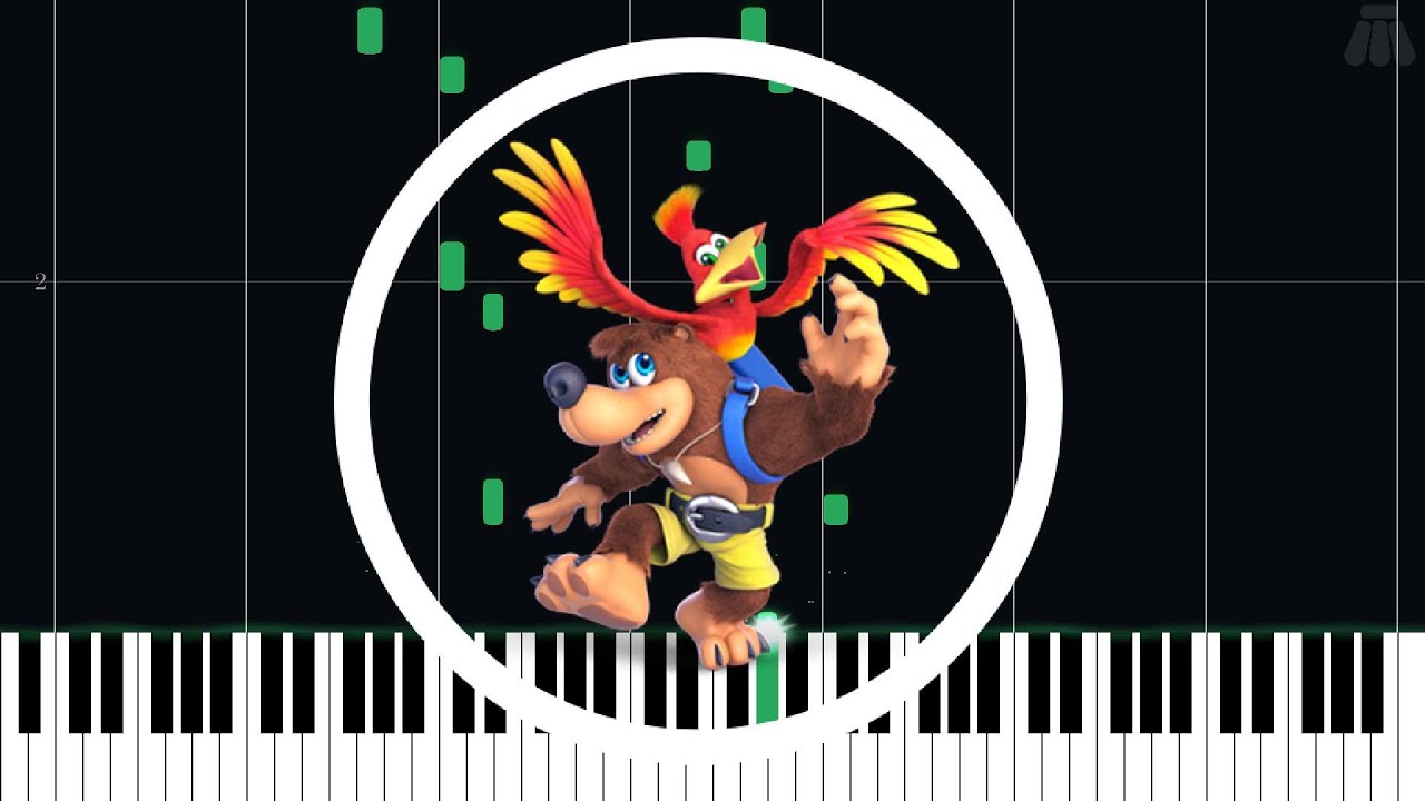 Pause Menu - Banjo-Kazooie - Easy Piano Tutorial