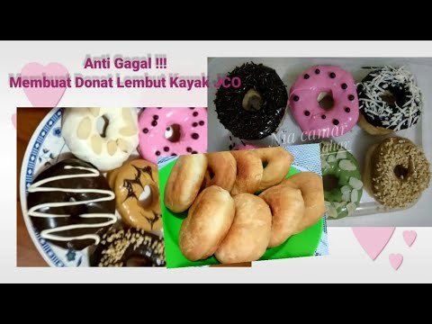 Cara membuat Donat Menul Enak seperti JCO - YouTube