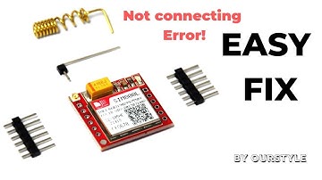 SIM800L Multiple errors-FIX