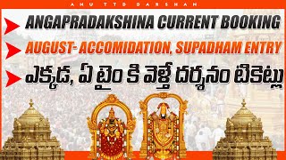 Angapradakshina Current Booking| Supadham Entry| Accomidation| Anu TTD Darshan