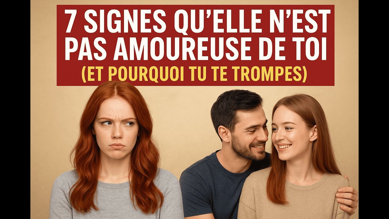 7 Signes Qu’Elle N’est Pas Amoureuse de Toi (Et Pourquoi Tu Te Trompes)