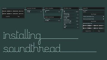 Installing SoundThread and CDP on Windows, macOS and Linux