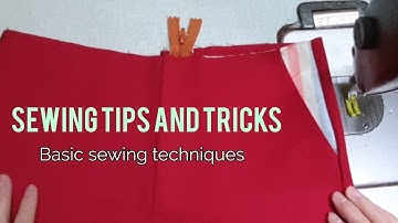 Kỹ thuật may cơ bản cho người mới bắt đầu |Mẹo và thủ thuật may vá |