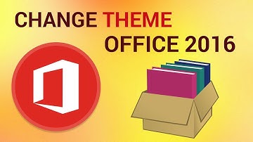 How to Change the Office 2016 Theme
