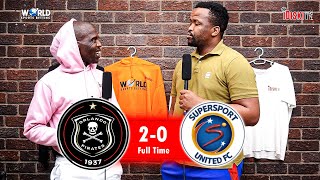 Pirates Deserved To Win Tonight | Orlando Pirates 2-0 SuperSport | Junior Khanye