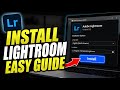How to install Adobe Lightroom for editing video thumbnails - Quick Tutorial
