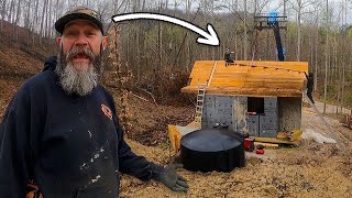 How I Built My Mountain Cabin | Roofing the Cabin