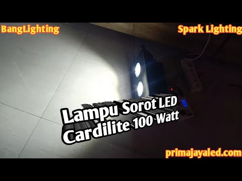 Cara Memperbaiki Lampu LED sorot mati nyala kedip kedip - 100 watt atau cara servis lampu led sorot . 