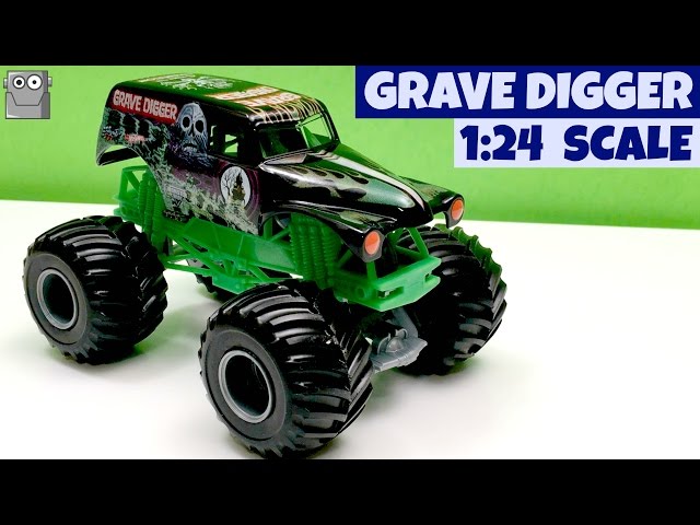 Sunny Brinquedos Monster Jam - 1:24 Collector Die Cast Trucks Grave Digger  C9, Multicor