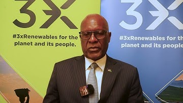 H.E. Tom Alweendo, Namibia, supports tripling renewable power capacity by 2030