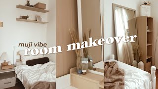 aesthetic small room makeover (minimalist, korean-inspired) + shopee finds🪵