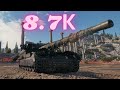 Object 261 Arty 8.7К Damage  World of Tanks,WOT Replays ,арта объект 261