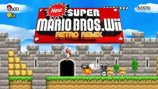 Retro Remix New Super Mario Bros.Wii 4 World