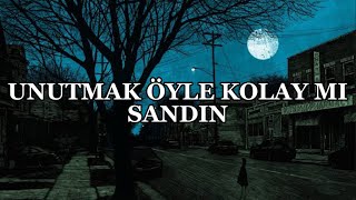 Unutmak öyle kolay mı sandın (Speed up/Sözleri) Resimi