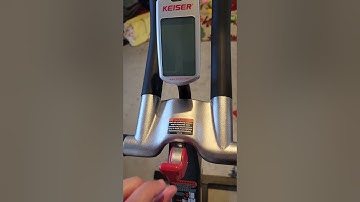 Fixing the resistance lever on Keiser M3 indoor spinning bicycle