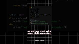 Check if a Number is Armstrong in Python