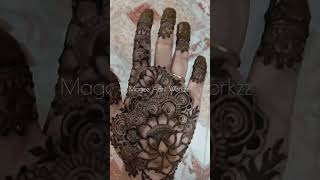 Henna✨...@ShaliniV_magee ♥️✅ #fashion #aariembroidery #aaribusiness #henna #hennaartist #artist