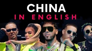 Anuel Aa, Daddy Yankee, Karol G, Ozuna & J Balvin - China Letra Lyrics English Translation