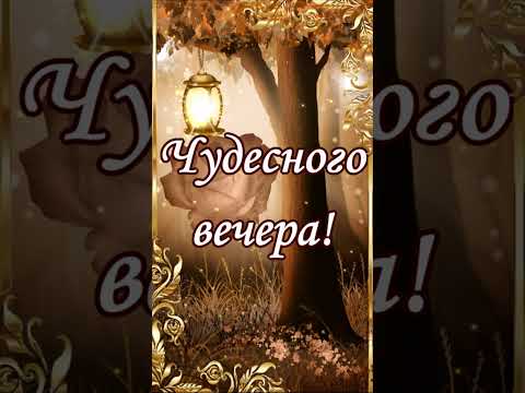 Добрый вечер! Чудесного настроения! Красивая открытка с Добрым Вечером!