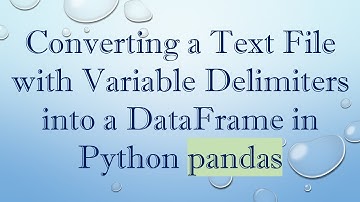 Converting a Text File with Variable Delimiters into a DataFrame in Python pandas